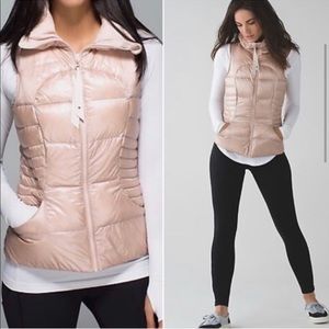 Rose Gold Fluffin Awesome Down Vest